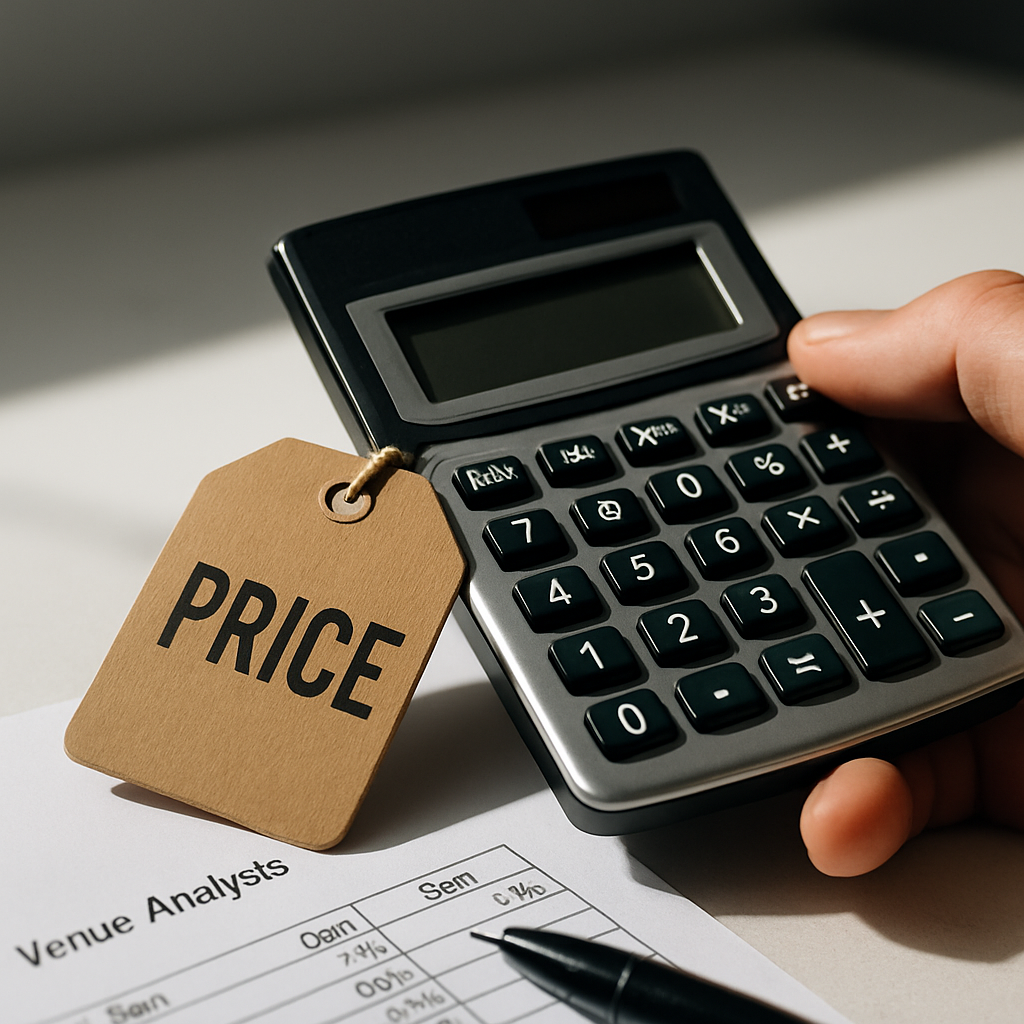 How to Price Your Venue Services Competitively